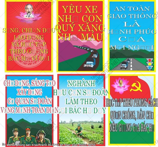 file vector phong san khau tranh co dong an toan giao thong